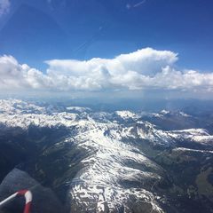 Flugwegposition um 12:45:57: Aufgenommen in der Nähe von Mittersill, Österreich in 3136 Meter